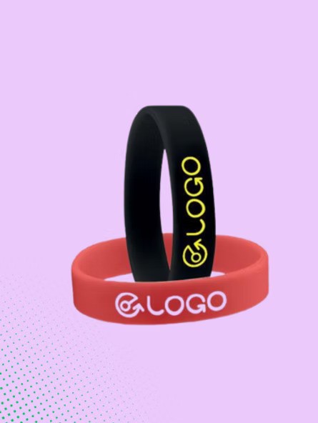 Bracelet en silicone flexible personnalisable